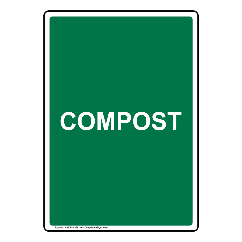 Portrait Compost Sign NHEP-18399