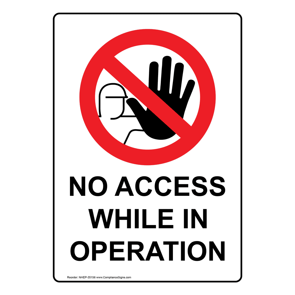 Restricted Access Sign Printable