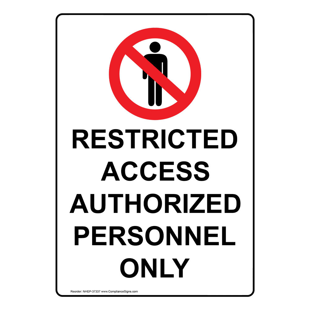 Restricted Area Clip Art