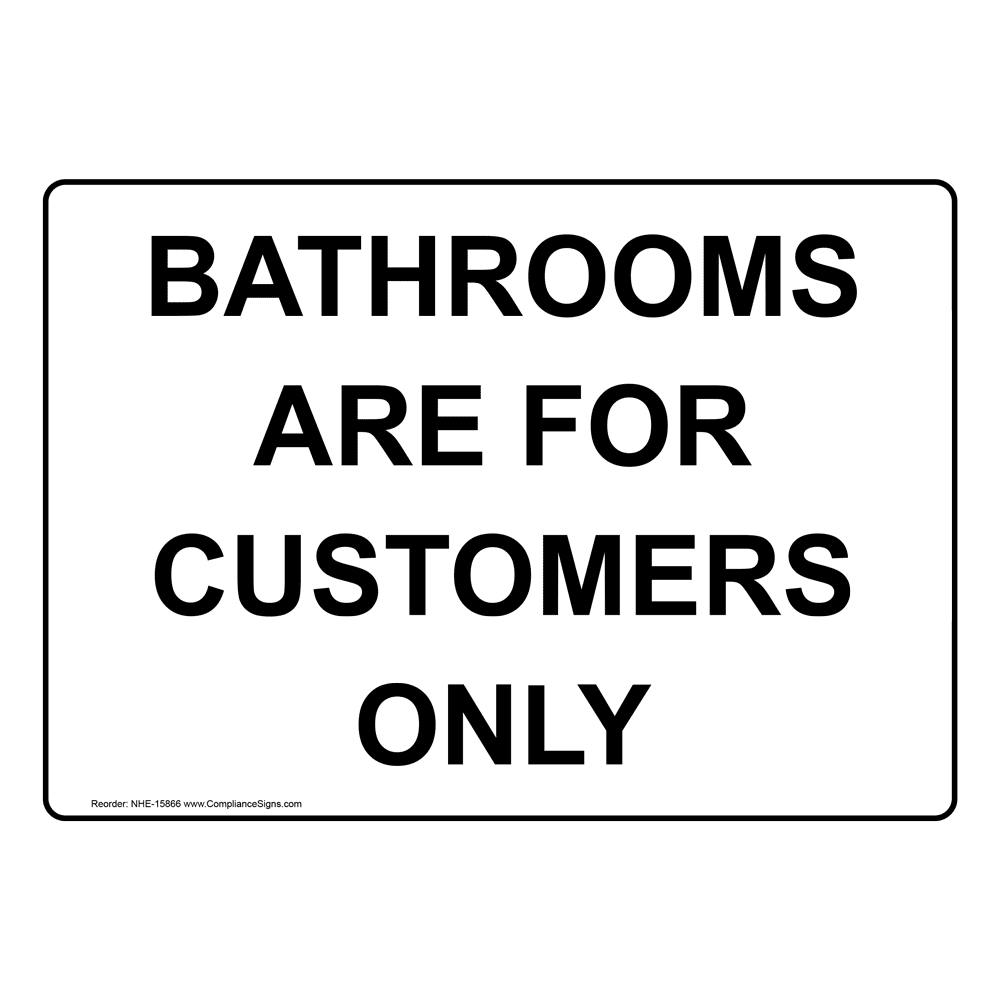 Restroom Is Locked Ask Attendant For Key Sign NHE15869 Restrooms