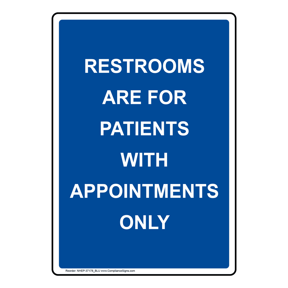 Employee Bathroom Sign