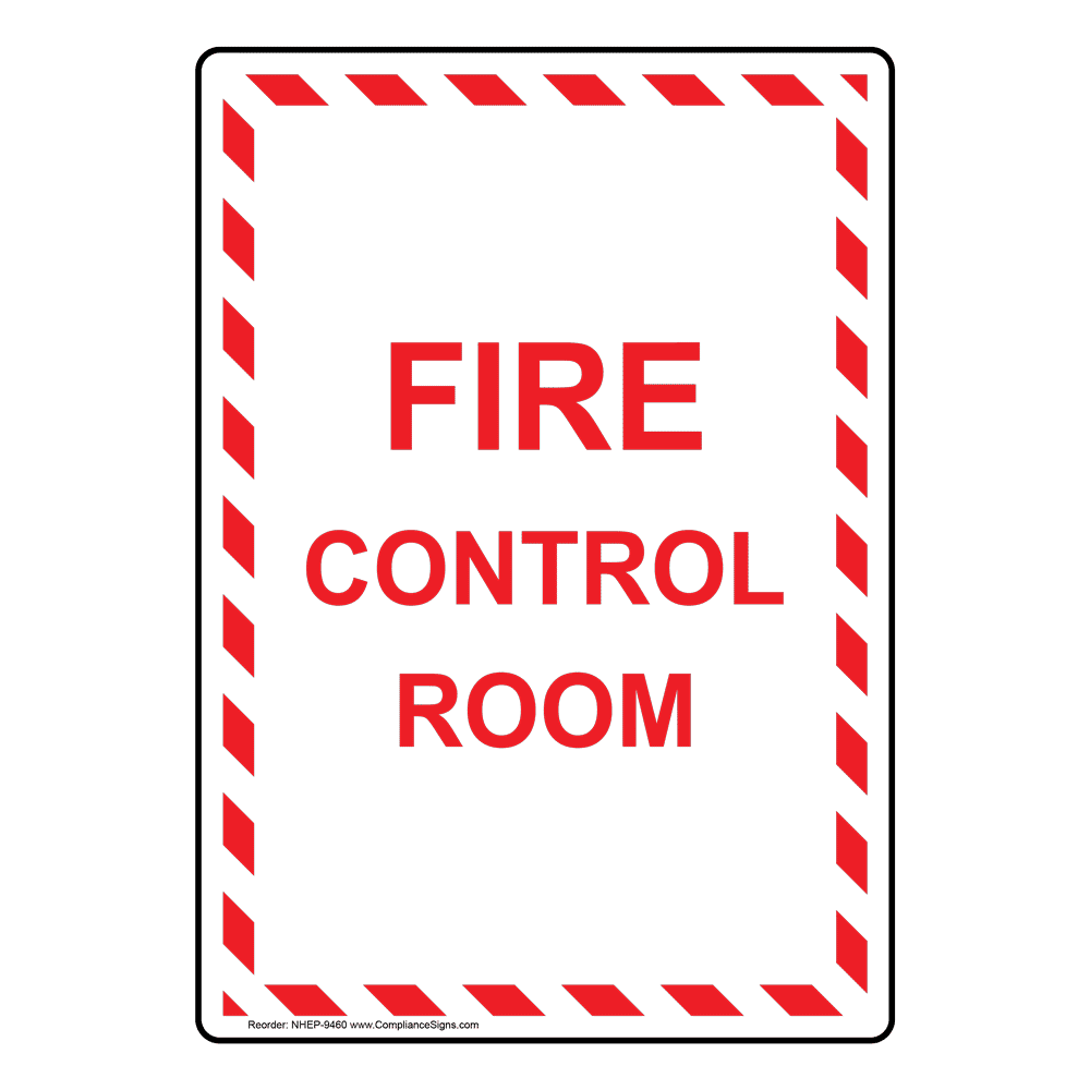Fire Control Room Sign NHE-9460