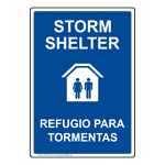 Fire/Emergency - Severe Weather Shelter Signs and Labels
