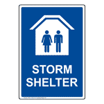 Fire/Emergency - Severe Weather Shelter Signs and Labels