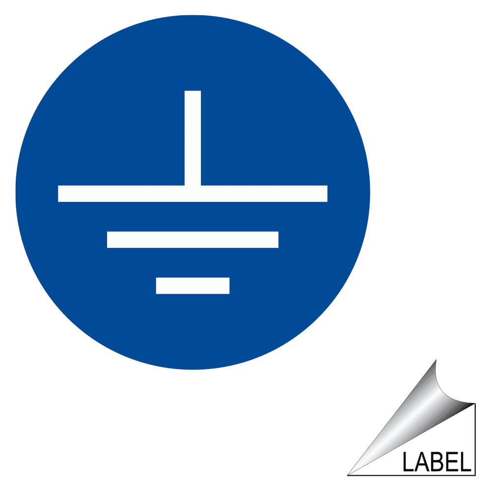 Unplug Symbol Label LABELSYM18a Electrical Warning