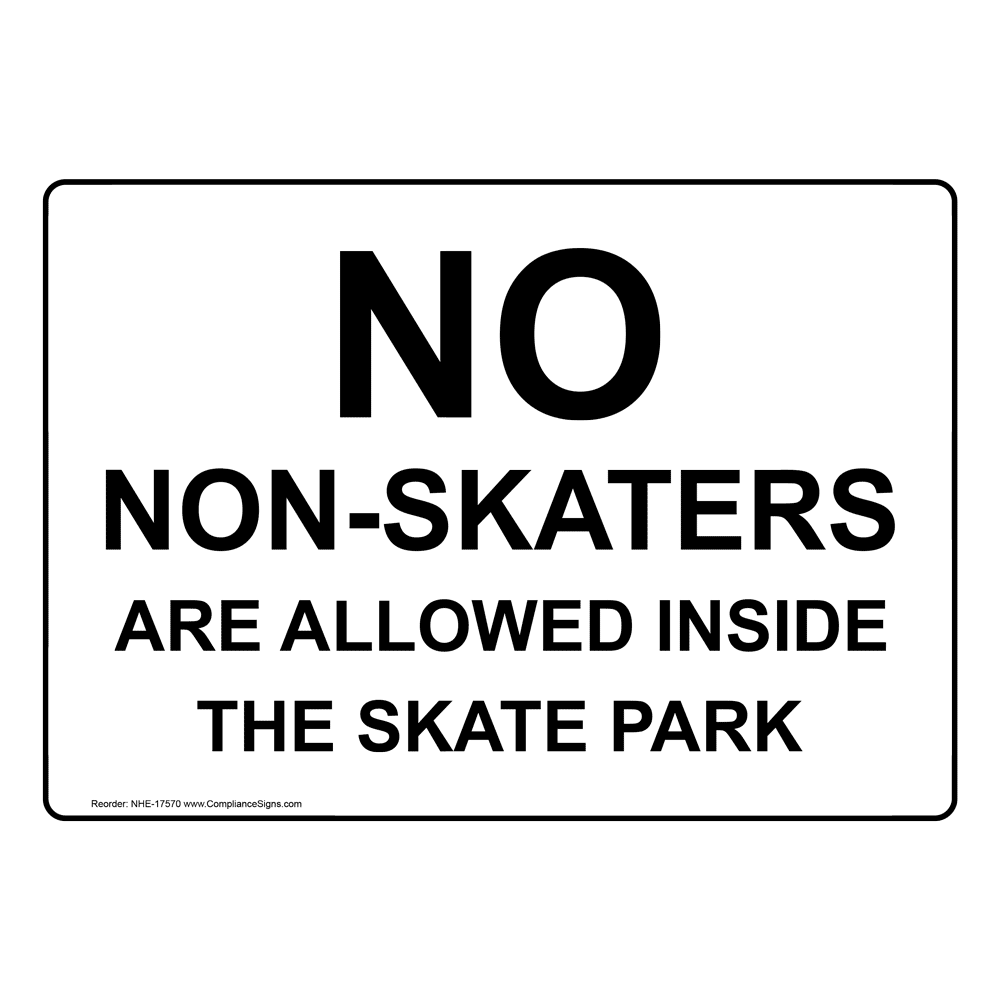Rink Closed No Trespassing Sign NHE17567 Skating / Skiing