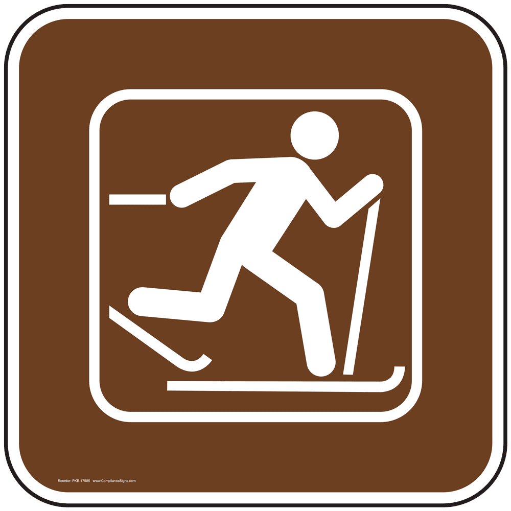 X-Country Skier Symbol Sign With Symbol PKE-17585 Skating / Skiing