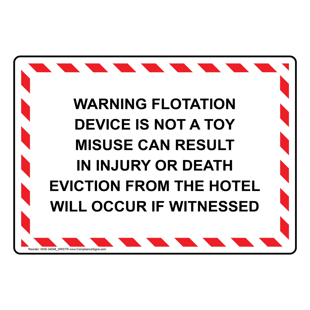 Pool Rules No Running, No Rough Play, Sign NHE34692_WBLUSTR