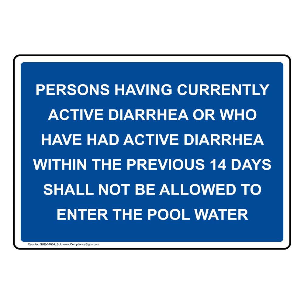 Persons Having Currently Active Diarrhea Sign NHE-34664_BLU