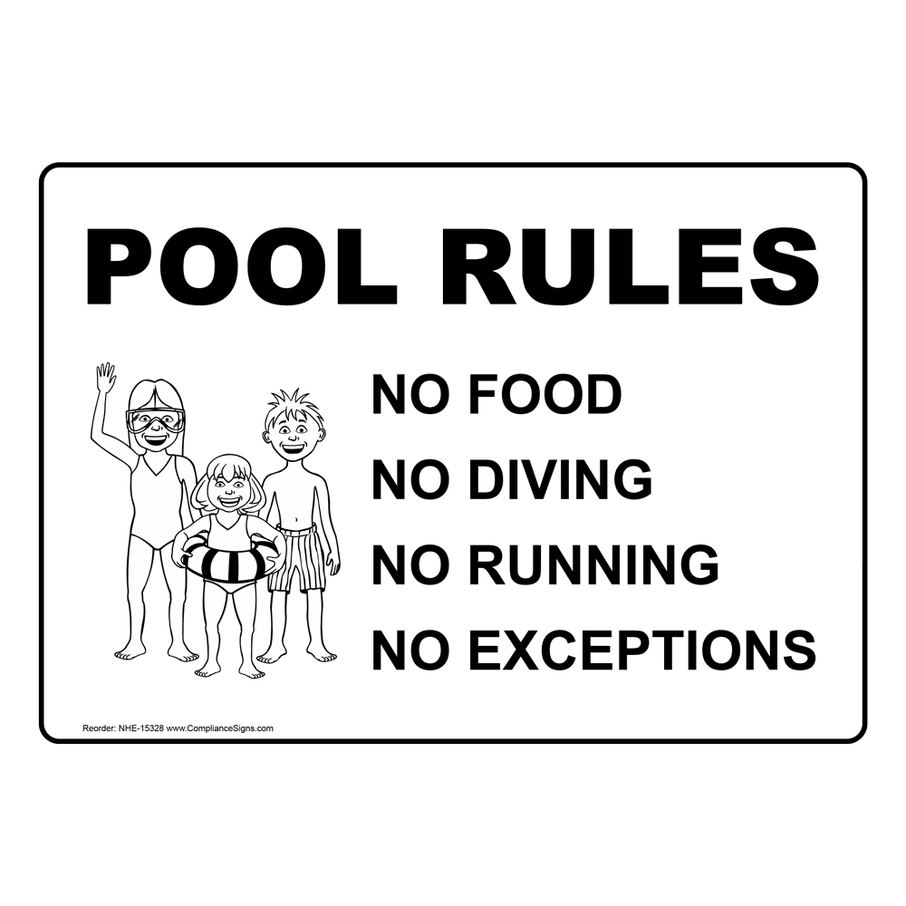 To Our Pool Sign NHE15331 Swimming Pool / Spa