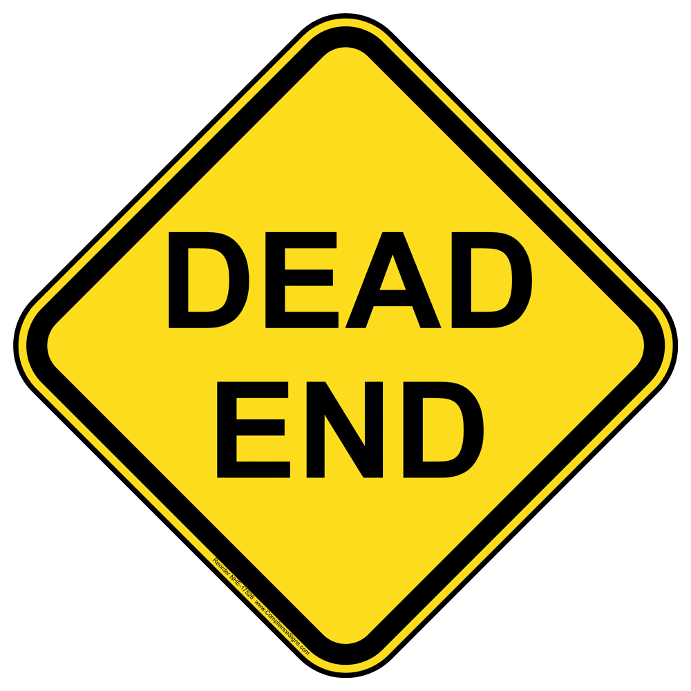 Dead End Sign NHE17526 Recreation