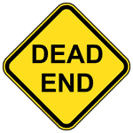 Dead End Sign NHE-17526 Recreation
