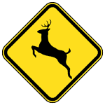 Deer Symbol Sign NHE-17540 Recreation