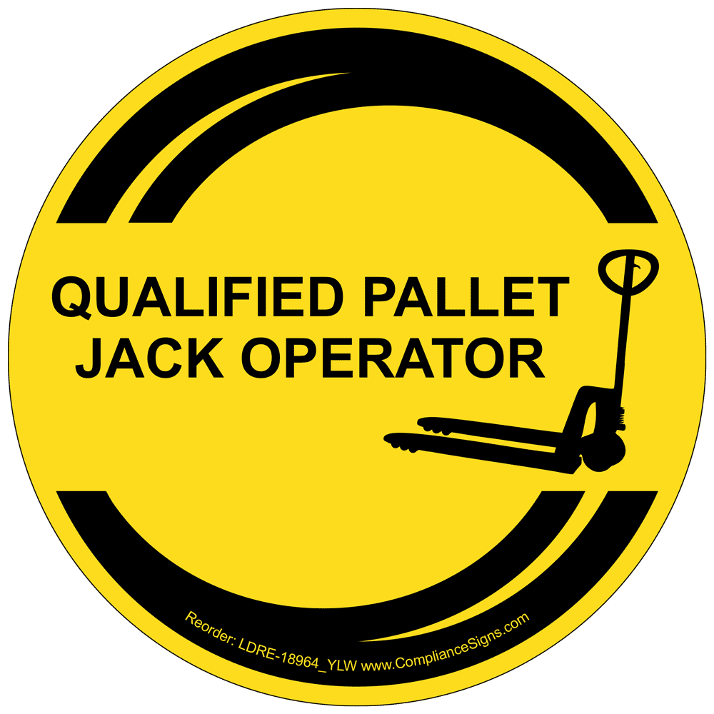 Overhead Crane Certified Roll Label LDRE18960_YLW