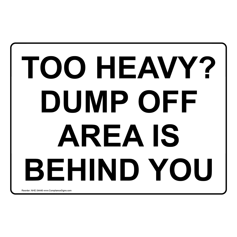 Please Break Cardboard Boxes Down Do Not Place Sign NHE36879