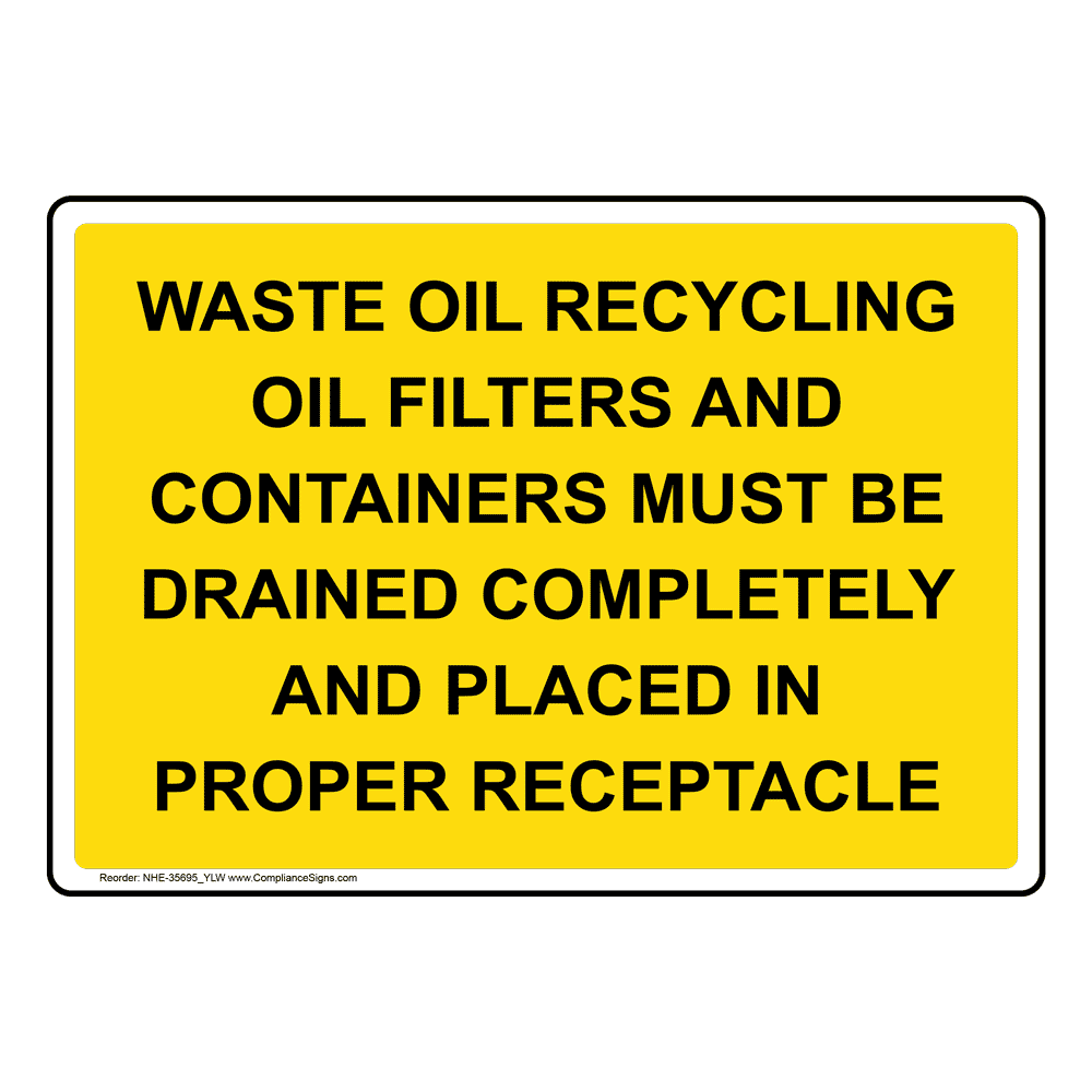 No Grease Sign NHE19733_BLU