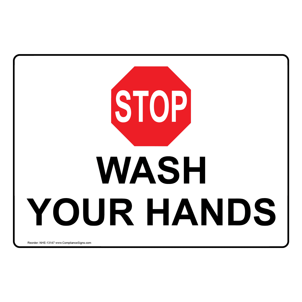 Hand Washing Only Sign NHE 13158 Hand Washing