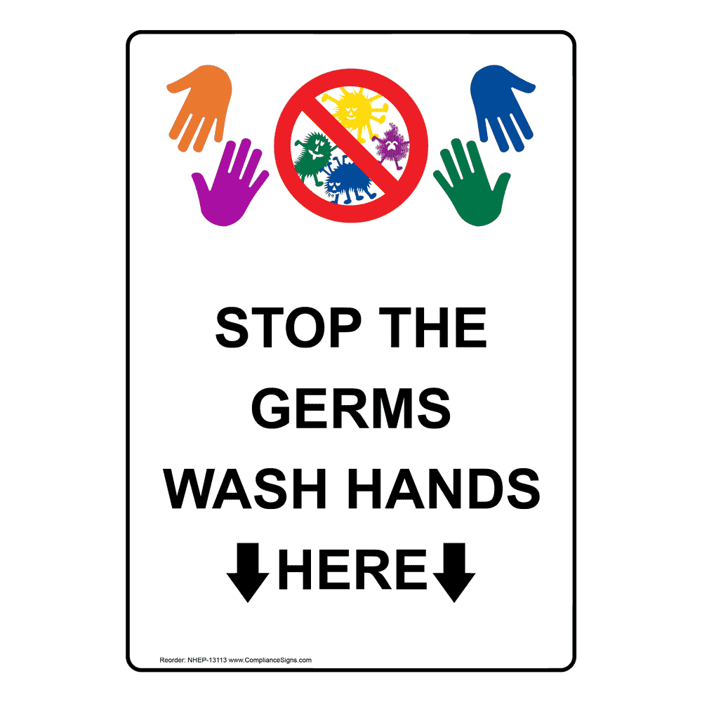 Proper Hand Washing Sign Printable