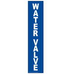 Water Valve Label NHE-16168 Pipeline / Utility