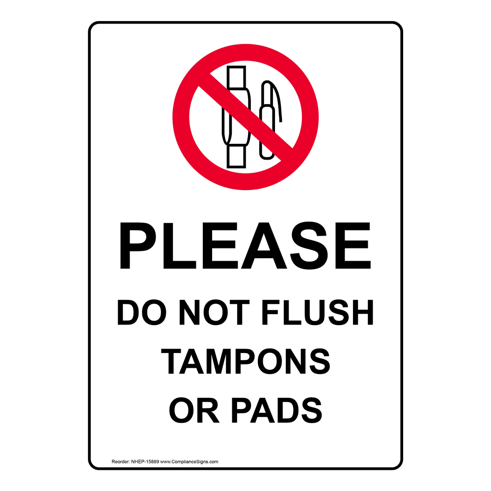 Free Printable Do Not Flush Signs - Printable Templates by Nora