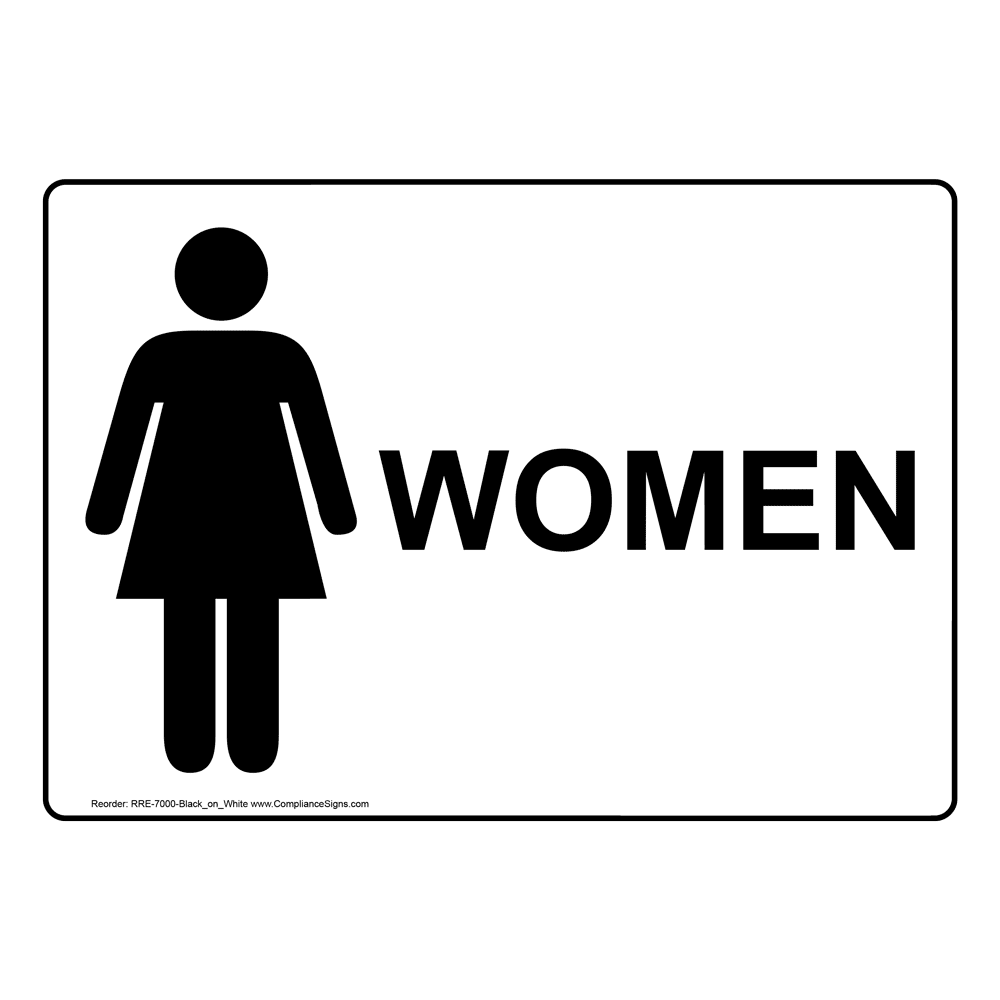 Womens Bathroom Sign Printable