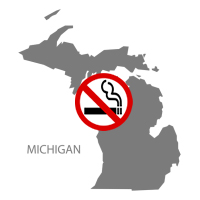 MI Michigan No Smoking Signs and Labels