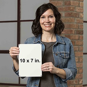 No Narcotics Kept On Premises Sign - 10x7 Inch Plastic Safety Sign For Business