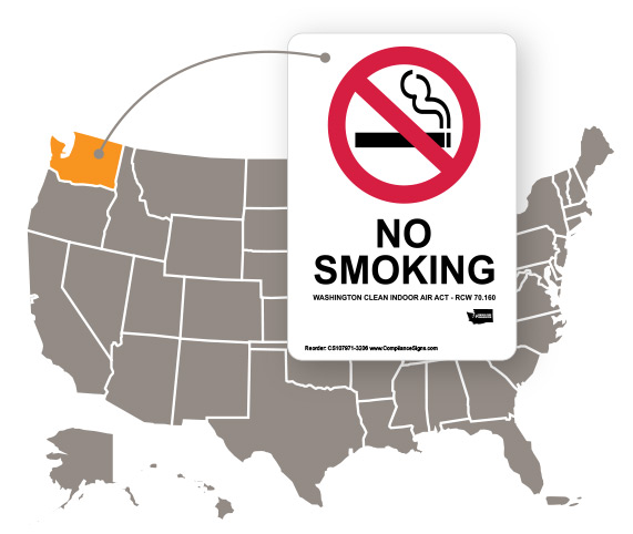 state rules for no smoking us map