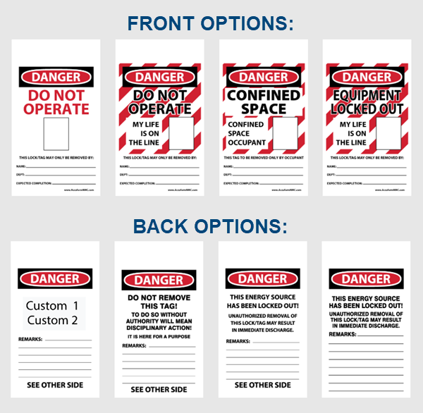 Design options for Photo ID Safety Tags